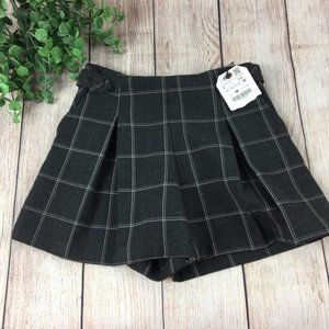 🦋NWT Zara Kids Girls gray skort size 9